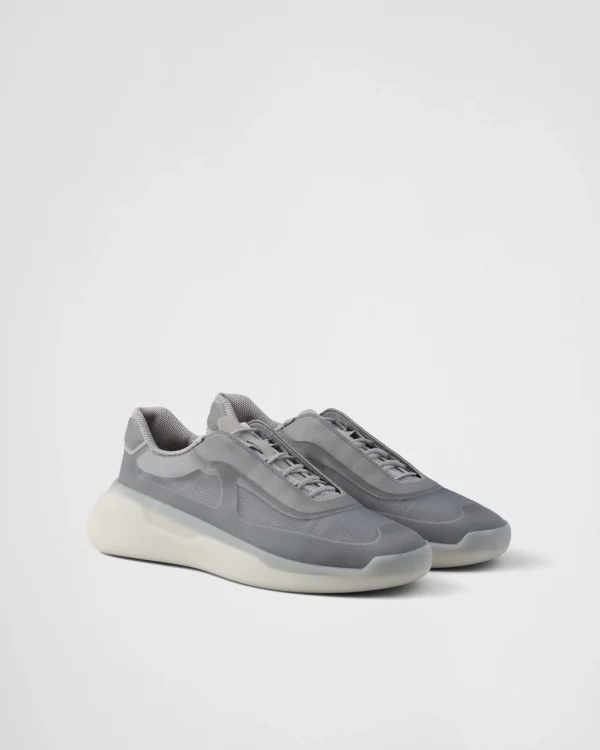 America's Cup | Sneakers*Prada America's Cup Re-Nylon and bike fabric sneakers Grey