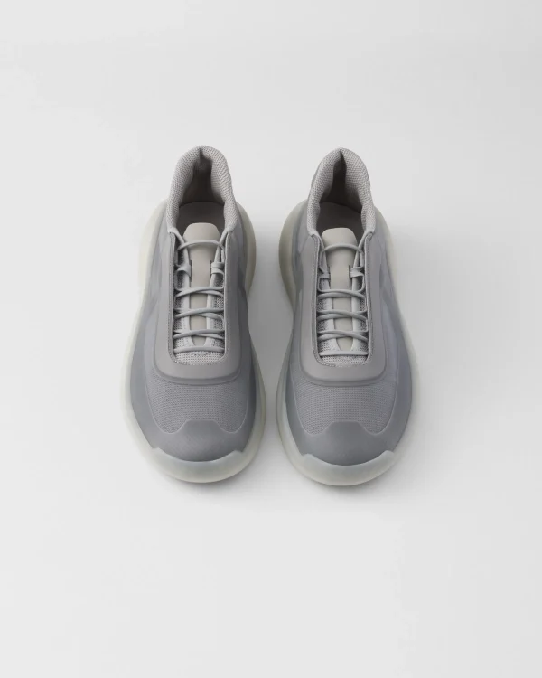 America's Cup | Sneakers*Prada America's Cup Re-Nylon and bike fabric sneakers Grey