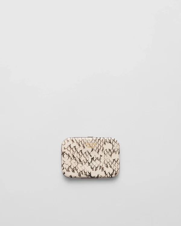 Card Holders*Prada Ayers card holder Rockgray