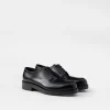 Lace-ups*Prada Brushed leather derby shoes Black