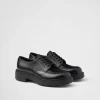 Lace-ups*Prada Brushed leather derby shoes Black