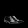 Lace-ups*Prada Brushed leather laced Oxford shoes Black