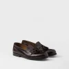 Loafers*Prada Brushed leather loafers Sienna