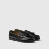 Loafers*Prada Brushed leather loafers Black