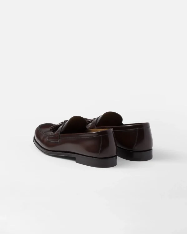 Loafers*Prada Brushed leather loafers Sienna