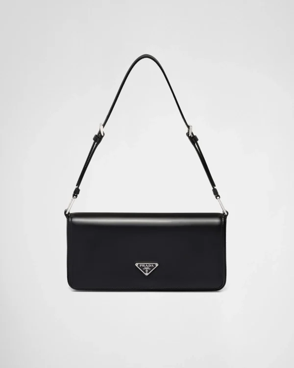 Shoulder Bags | Shoulder Bags*Prada Brushed leather Femme bag Black