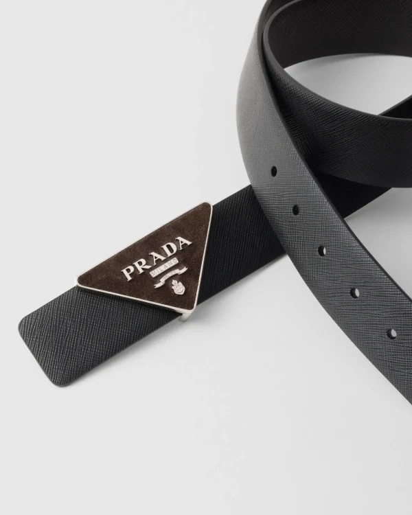 Belts*Prada Buckle for suede belt strap Darkbrown