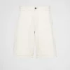 Denim*Prada Bull denim bermudas Beige