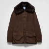 Outerwear*Prada Canvas jacket Brown