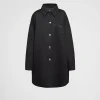 Jackets And Coats*Prada Cashgora oversized blouson Black