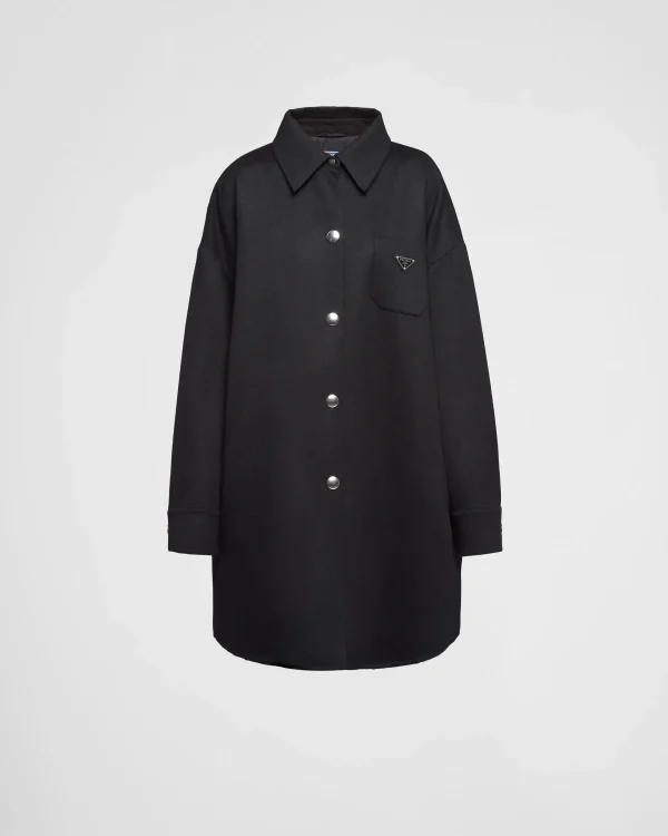 Jackets And Coats*Prada Cashgora oversized blouson Black