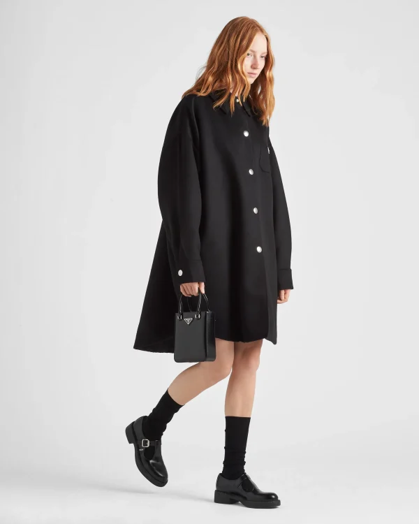 Jackets And Coats*Prada Cashgora oversized blouson Black