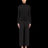 Knitwear*Prada Cashmere and silk sweater Black