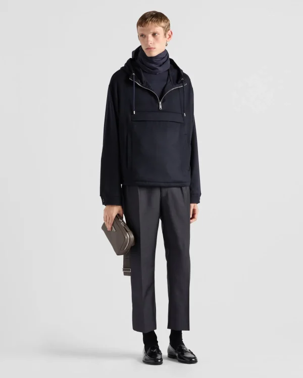 Jackets And Coats*Prada Cashmere anorak Navy