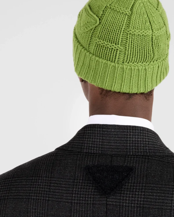 Hats And Gloves*Prada Cashmere beanie Ivygreen