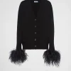 Knitwear*Prada Cashmere cardigan Black