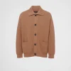 Knitwear*Prada Cashmere cardigan Camelbrown