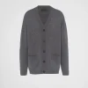 Knitwear*Prada Cashmere cardigan Slategray