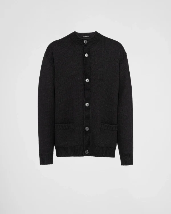 Knitwear*Prada Cashmere cardigan Black