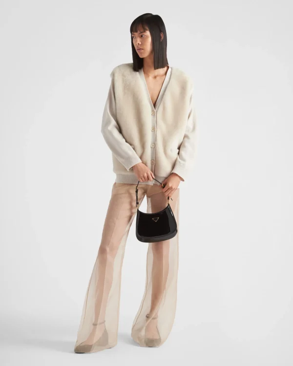 Knitwear*Prada Cashmere cardigan Ivory