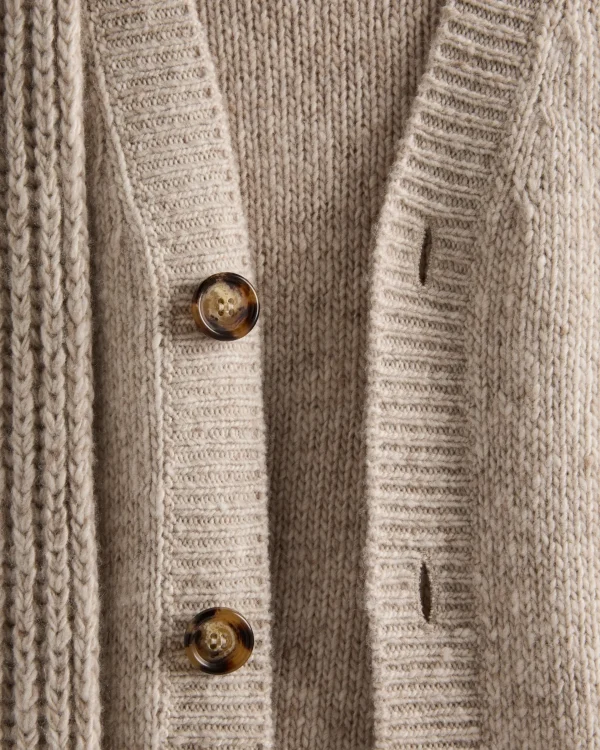 Knitwear*Prada Cashmere cardigan Desertbeige