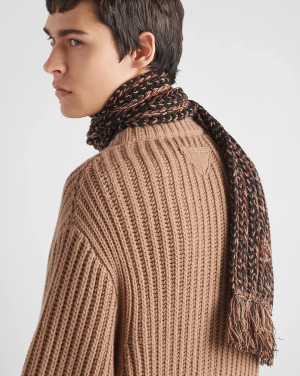 Knitwear*Prada Cashmere cardigan Camelbrown