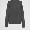 Knitwear*Prada Cashmere crew-neck sweater Slategray