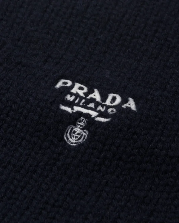 Silks And Scarves*Prada Cashmere dickey Navy