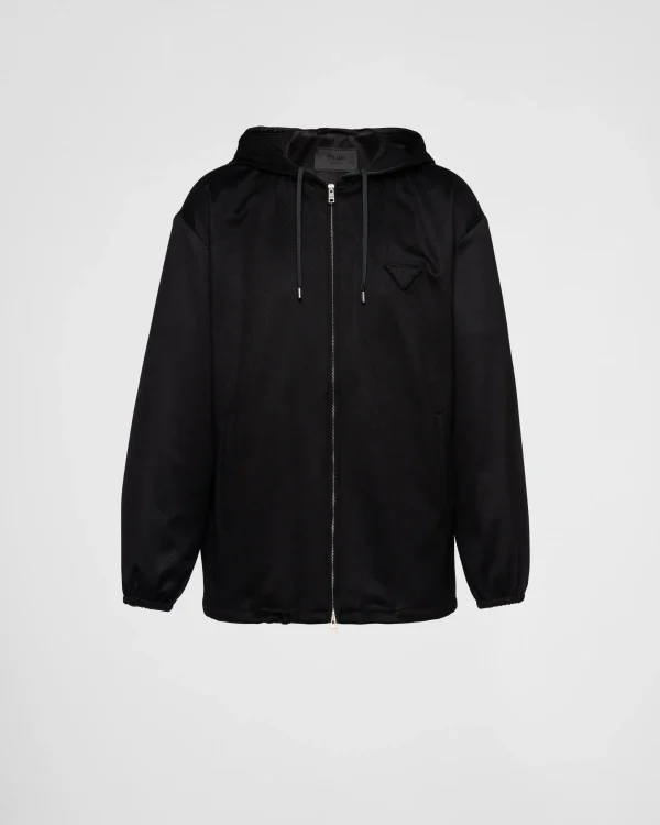 Jogging Suits And Sweatshirts | Jackets And Coats*Prada Cashmere hoodie Black