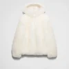 Leather Clothing*Prada Cashmere jacket White