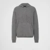 Knitwear*Prada Cashmere knit hoodie Grey