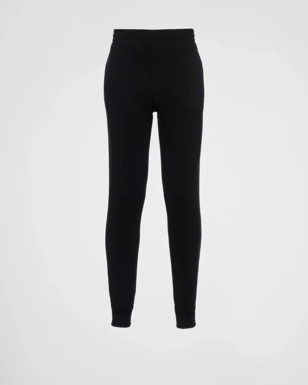 Trousers And Bermudas | Knitwear*Prada Cashmere pants Black