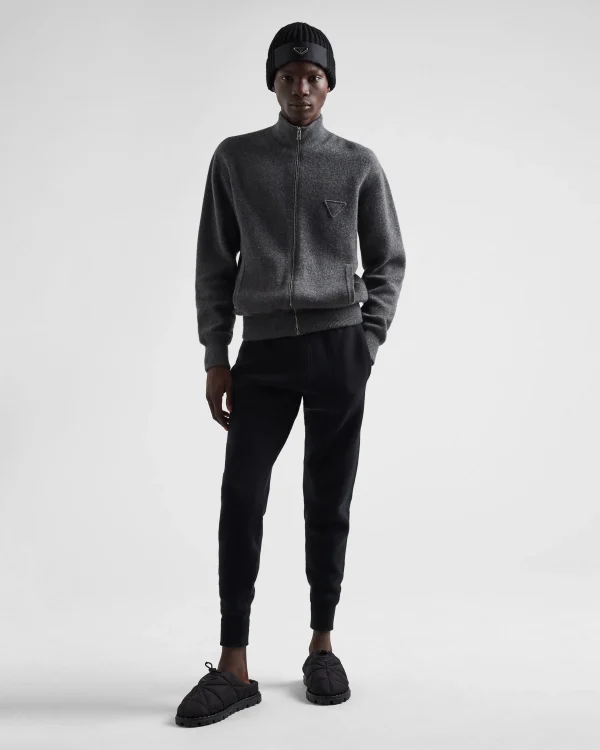 Trousers And Bermudas | Knitwear*Prada Cashmere pants Black