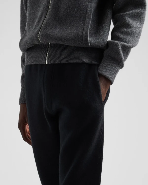 Trousers And Bermudas | Knitwear*Prada Cashmere pants Black