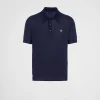 T-shirts And Polo Shirts | Knitwear*Prada Cashmere polo shirt Navy