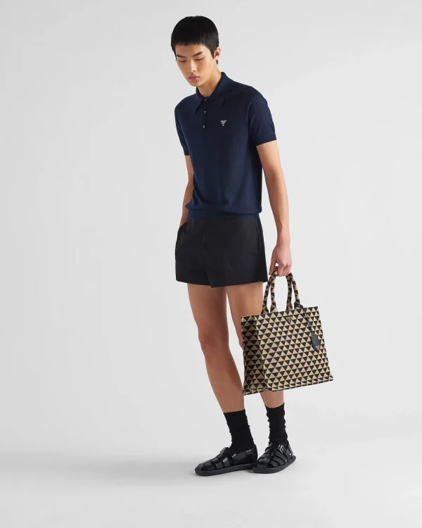 T-shirts And Polo Shirts | Knitwear*Prada Cashmere polo shirt Navy