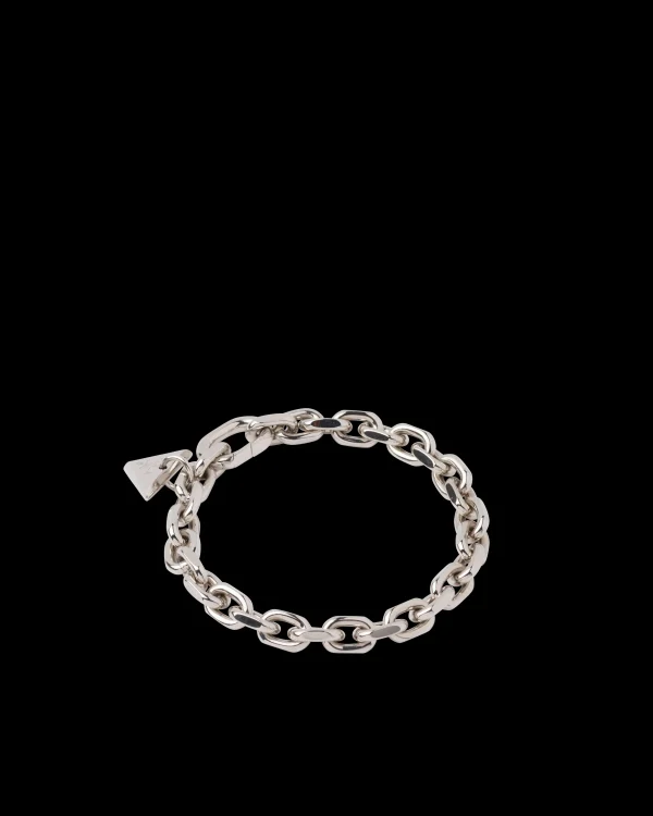 Jewels*Prada Chain Jewels bracelet Silver