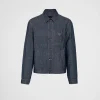 Denim*Prada Chambray blouson jacket Navy