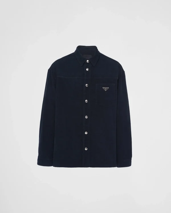 Denim*Prada Corduroy shirt Navy