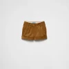 Trousers And Shorts*Prada Corduroy shorts Barley