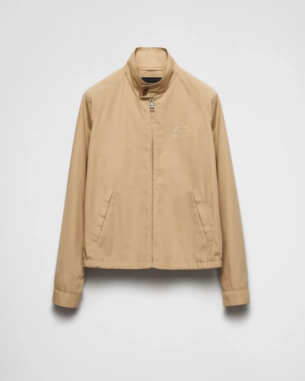 Outerwear*Prada Cotton blend jacket Desertbeige