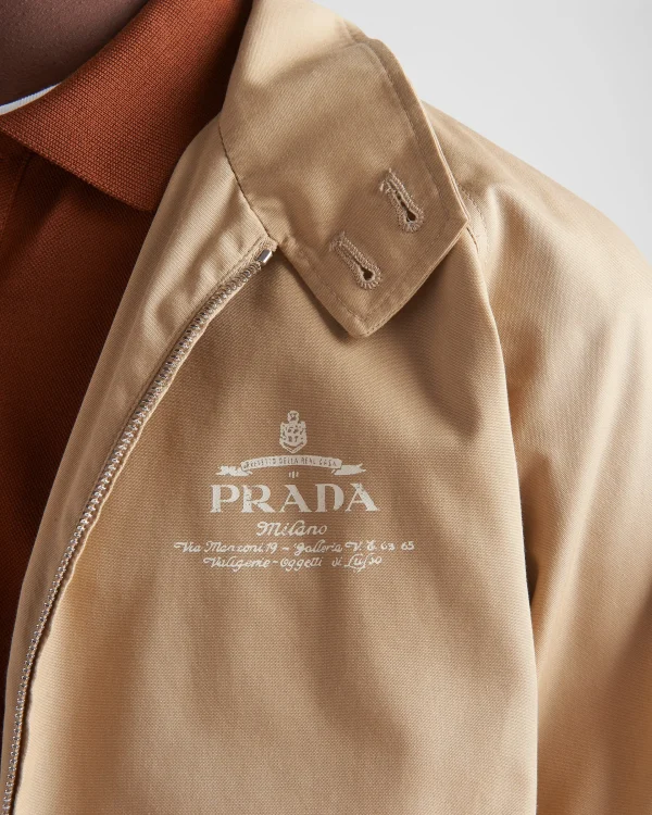 Outerwear*Prada Cotton blend jacket Desertbeige