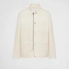 Jackets And Coats*Prada Cotton blouson jacket Natural