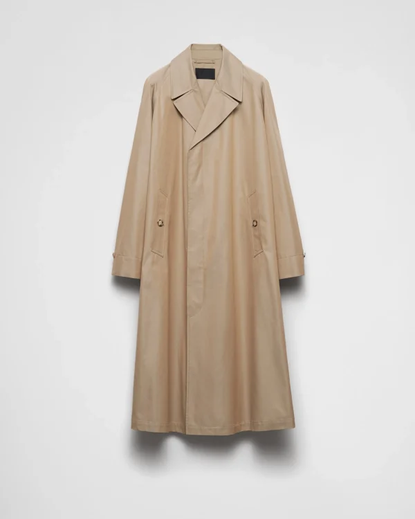 Jackets And Coats*Prada Cotton coat Beige