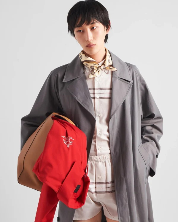 Jackets And Coats*Prada Cotton coat Irongray