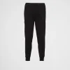 Jogging Suits And Sweatshirts*Prada Cotton fleece joggers with Re-Nylon details Black/black