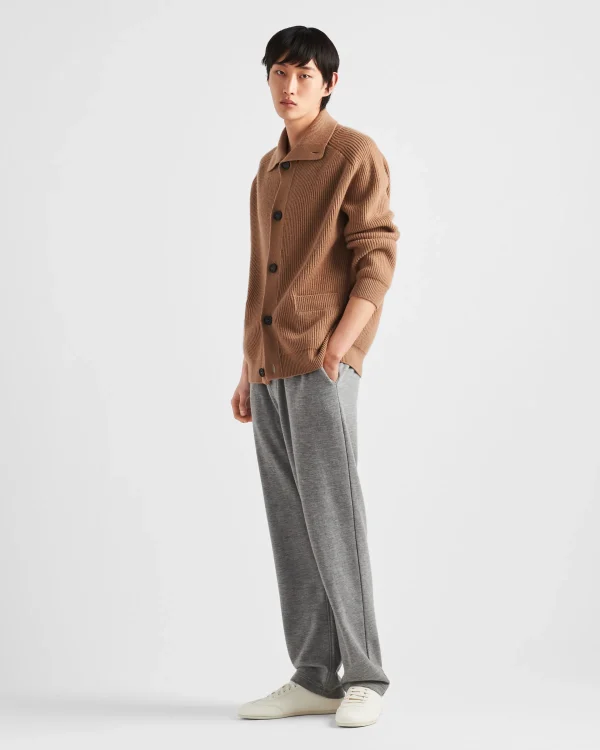 Jogging Suits And Sweatshirts*Prada Cotton fleece pants Grey