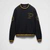 Jogging Suits And Sweatshirts*Prada Cotton fleece sweatshirt Black