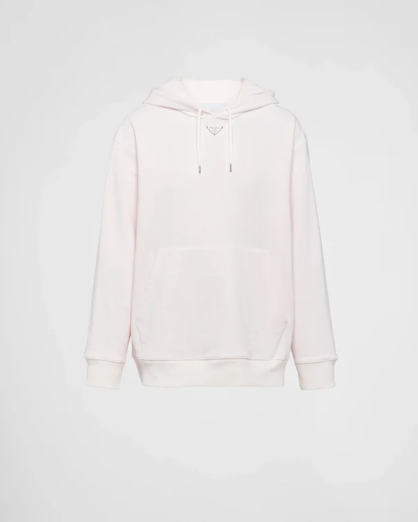 Jogging Suits And Sweatshirts*Prada Cotton hoodie Petalpink