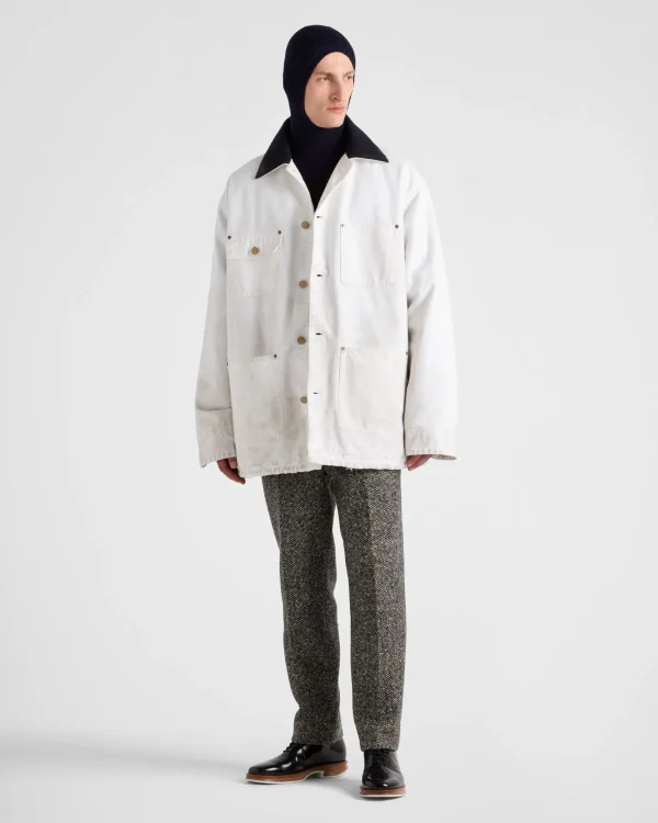 Jackets And Coats*Prada Cotton jacket White